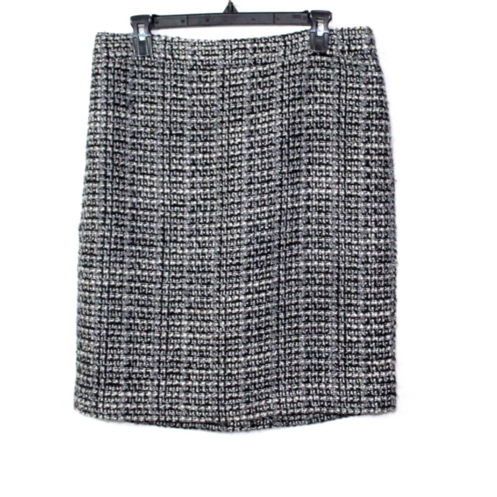 J.Crew tweed above the knee pencil skirt